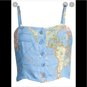 Staud Caspia map crop top